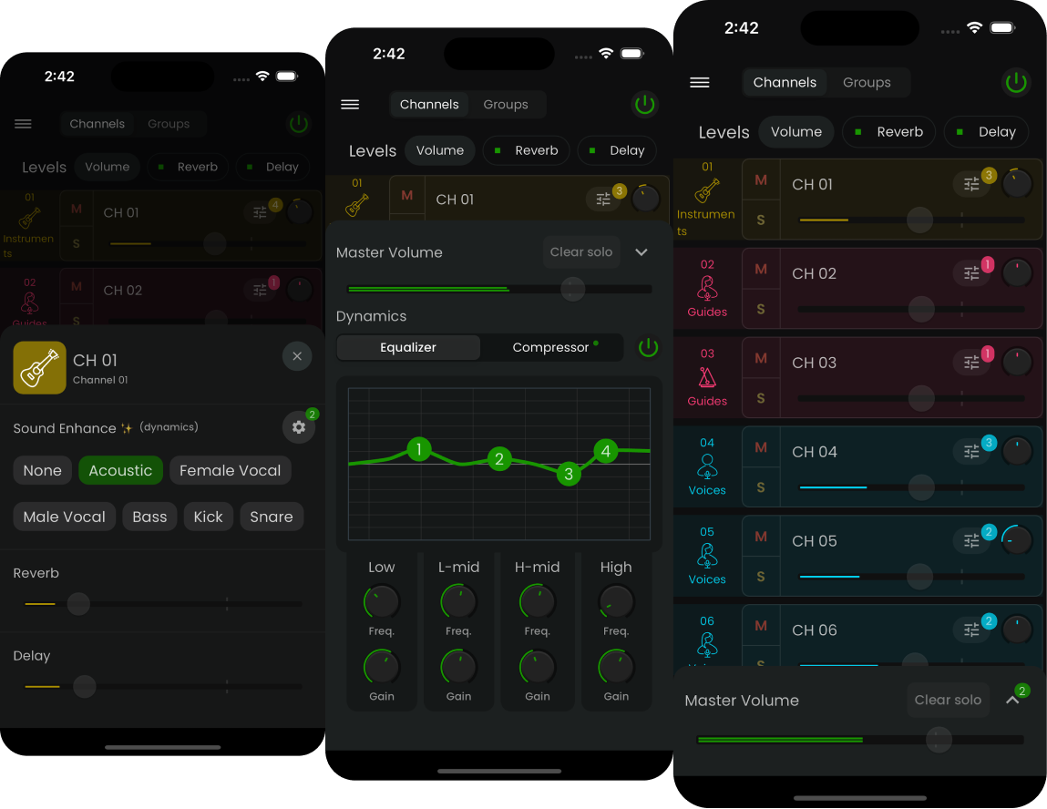 StageWave App Interface